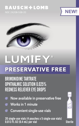 US FDA Approves Preservative-Free Lumify Drops from Bausch + Lomb